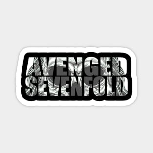 avenged font skull inside Magnet