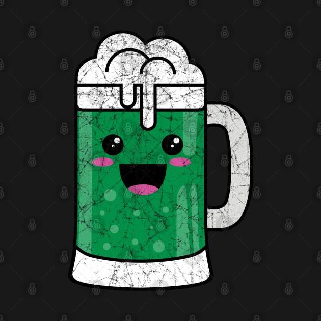 Kawaii Distressed Green Beer by KawaiiAttack