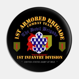 1st Armored Brigade Combat Team - 1st Inf Div - Devil Bde Pin