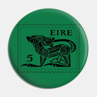 Eire post stamp Pin