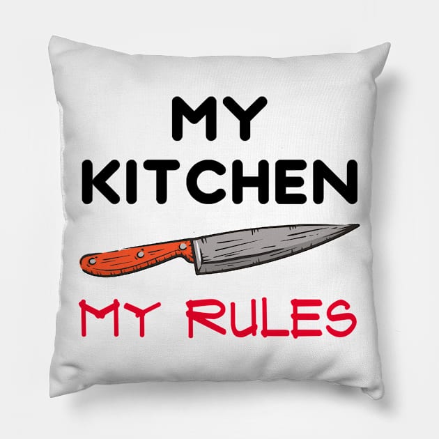 Cooking - Chef - Kitchen - Cook Pillow by FlashDesigns01