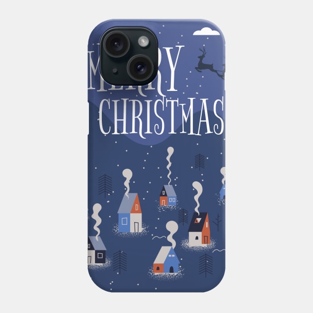 Merry Christmas Phone Case by Odilen