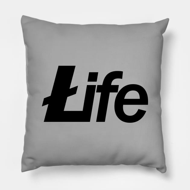 Litecoin Life Pillow by goldhunter1