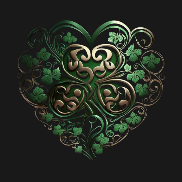 Shamrock into heart by presstex.ua@gmail.com