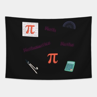 Mathematics Sticker Pack Tapestry