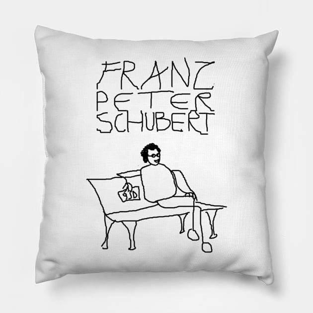 Franz Peter Schubert by 9JD Pillow by JD by BN18 