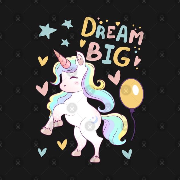 Unicorn Dream big Cute baby outfit great for kids toddlers baby shower by BoogieCreates