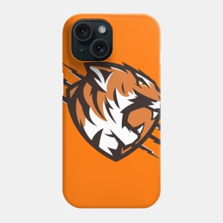 tiger face - claw Phone Case