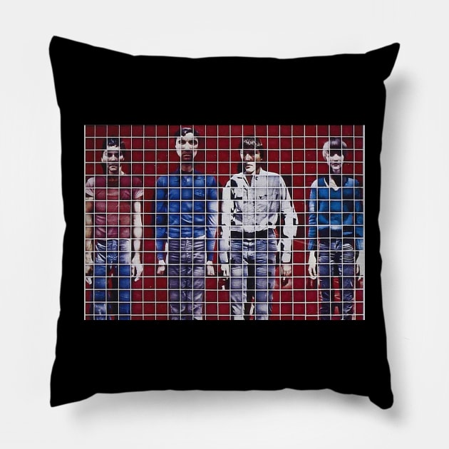 The Member 1979 Talking Heads Pillow by blackypaw