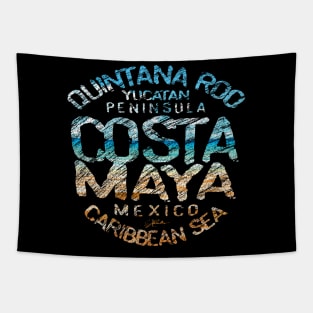 Costa Maya, Quintana Roo, Mexico, Caribbean Sea Tapestry