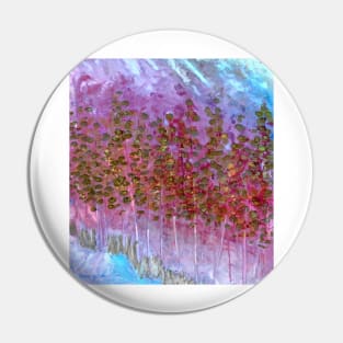 Aspens in Mist Pin