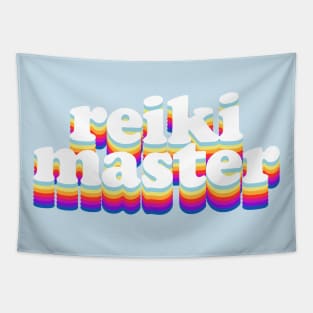 Reiki Master - Retro Typographic Design #3 Tapestry