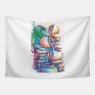 Patio Fountain Tapestry