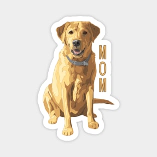 Lab Mom Yellow Labrador Retriever Dog Lover Magnet