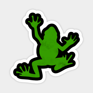 Green Frog Magnet