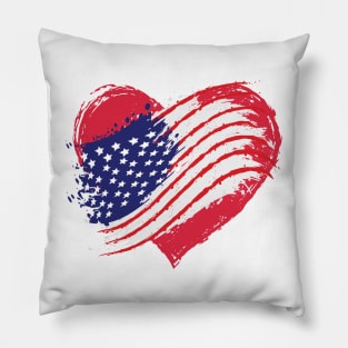 Patriotic USA flag Pillow