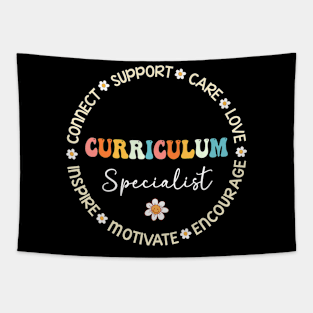 Cute Curriculum Specialist Squad Appreciation Back To School Tapestry