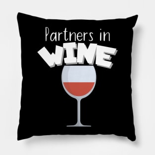 Partners in wine Pillow