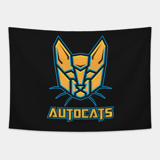 Autocats V2 Tapestry by EnriqueV242