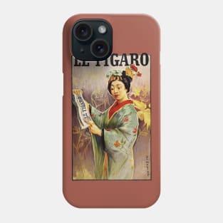 Le Figaro Cover Art Phone Case