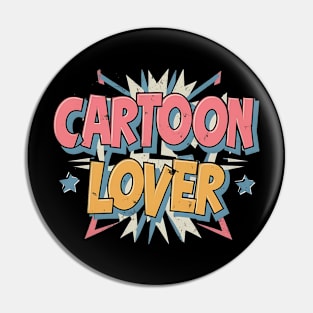 Cartoon Lover's Retro Ride: 80s Flashback Pin