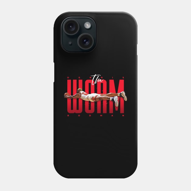 Dennis The Worm Rodman Phone Case by Juantamad