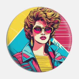 The Adventures of Lady Spectrum: An 80s Heroine Pin