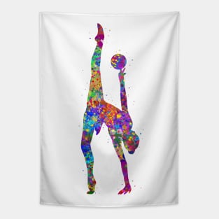 Rhythmic gymnastics ball dance Tapestry