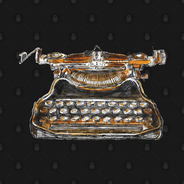 Vintage Typewriter - Vintage Objects - Gifts for writers - 2. by FanitsaArt