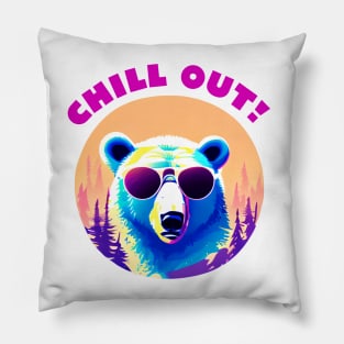 Polar Bear - Chill Out Pillow