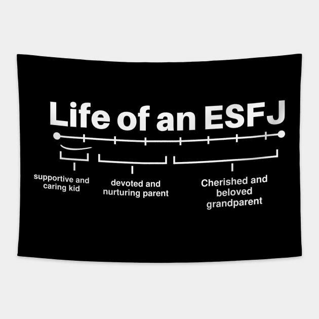 ESFJ Personality Funny Extrovert ESFJ Memes for Life Tapestry by Mochabonk