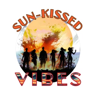 Sun-Kissed Vibes - Colorful Summer Life on the Beach T-Shirt