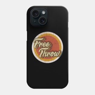 circle vintage Free Throw Phone Case