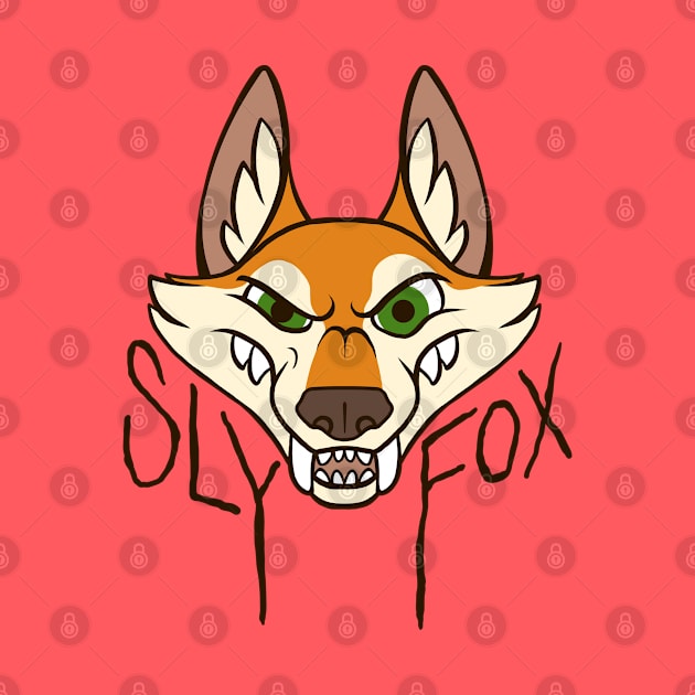 Sly Fox - Dark Text by CliffeArts