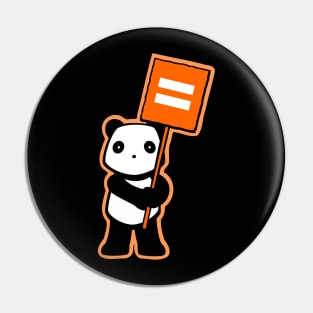 Politics Panda - Equality Sign Pin