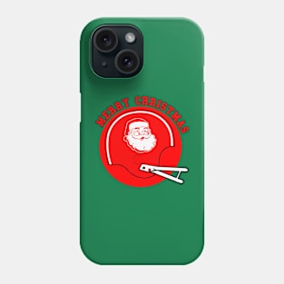 Merry Christmas Santa Helmet Phone Case