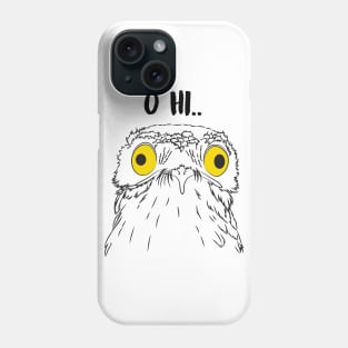 Hi Potoo - Yellow eyes Phone Case