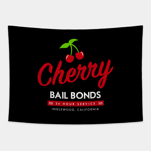 Cherry Bail Bonds Tapestry by Woah_Jonny