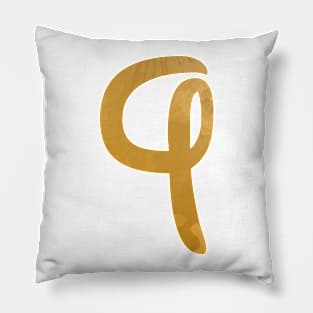 q Inspired Silhouette Pillow