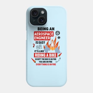 Funny Aerospace Engineer Jokes Aircraft Space Engineering Scientist Puns Funny Engineering Dad Phone Case