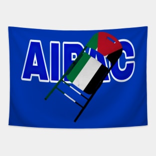 Folding Chair To The Israel Lobby - Palestinian Flag - Back Tapestry