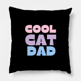 cool cat dad Pillow