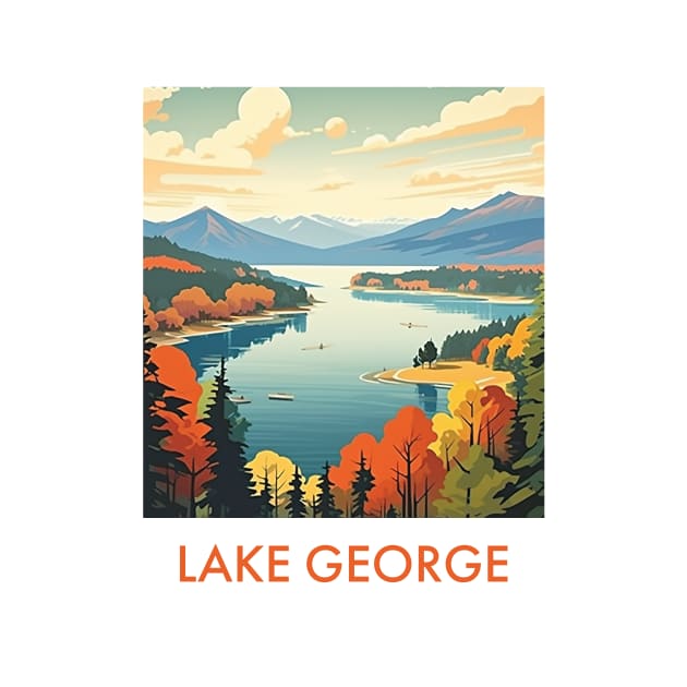 LAKE GEORGE by MarkedArtPrints