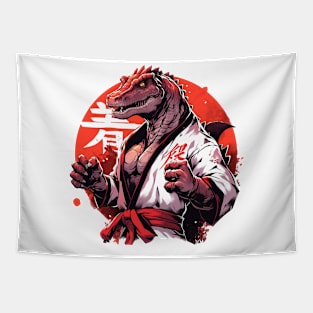 karate dino Tapestry