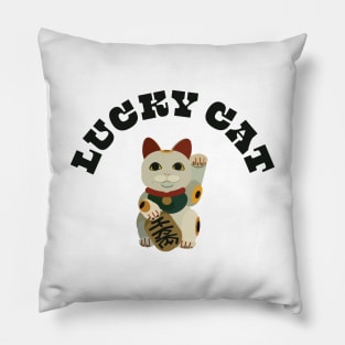 8ts Lucky Cat Pillow