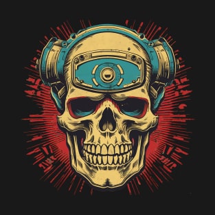 Pirate Skull with Headphones T-Shirt