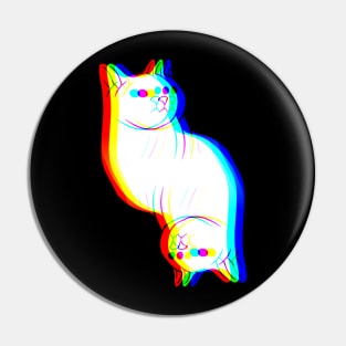 Cat Prism Pin