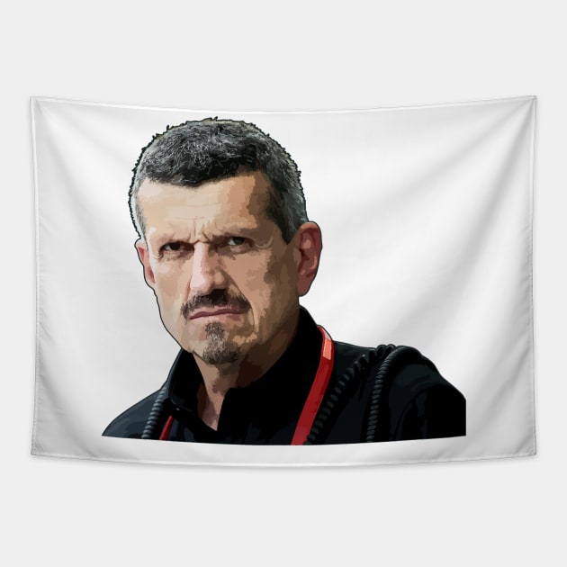 Guenther Steiner Illustration Tapestry by KAM Std