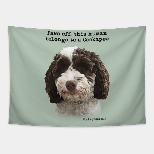 Cockapoo Dog Tapestry by WoofnDoodle 