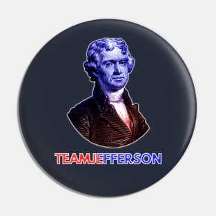 Team Jefferson #4 (Small Design) Pin